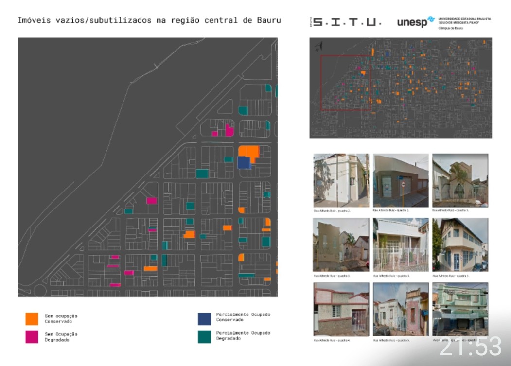 Ocupação Centro mapa